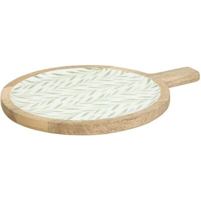 Secret De Gourmet Assiette de Présentation en Bois Inaya 40cm Vert Olive - Publicité Secret De Gourmet Assiette de Présentation en Bois Inaya 40cm Vert Olive - Publicité