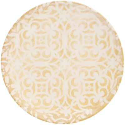 Secret De Gourmet Lot de 6 Assiettes Plates Anna 25cm Crème - Publicité Secret De Gourmet Lot de 6 Assiettes Plates Anna 25cm Crème - Publicité