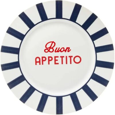 Secret De Gourmet Lot de 6 Assiettes Plates Della Pasta 26cm Multicolore - Publicité Secret De Gourmet Lot de 6 Assiettes Plates Della Pasta 26cm Multicolore - Publicité