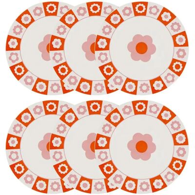Secret De Gourmet Lot de 6 Assiettes à Dessert Chachapop 19cm Multicolore - Publicité Secret De Gourmet Lot de 6 Assiettes à Dessert Chachapop 19cm Multicolore - Publicité