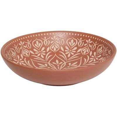 Secret De Gourmet Lot de 6 Assiettes Creuses en Céramique Inès 20cm Terracotta - Publicité Secret De Gourmet Lot de 6 Assiettes Creuses en Céramique Inès 20cm Terracotta - Publicité