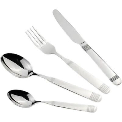Secret De Gourmet Ménagère 24 Pièces en Inox Sacha 24cm Argent - Publicité Secret De Gourmet Ménagère 24 Pièces en Inox Sacha 24cm Argent - Publicité