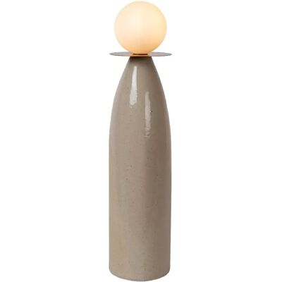 Lampe de Table Grande Figaro Grise - Ø12cm, 53,5cm haut - Publicité Lampe de Table Grande Figaro Grise - Ø12cm, 53,5cm haut - Publicité