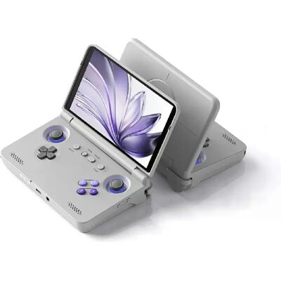 Générique Retroid Pocket Flip 2 Retro Game Console, 5.5" AMOLED 1080P Display,5000mAh,violet grisâtre - Publicité Générique Retroid Pocket Flip 2 Retro Game Console, 5.5" AMOLED 1080P Display,5000mAh,violet grisâtre - Publicité