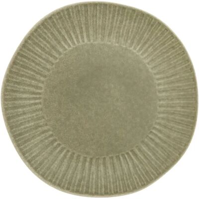 Secret De Gourmet Assiette de Présentation en Faïence Nyero 32cm Vert - Publicité Secret De Gourmet Assiette de Présentation en Faïence Nyero 32cm Vert - Publicité