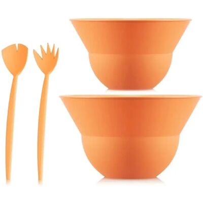 Bodum set saladier + couverts – orange - Publicité Bodum set saladier + couverts – orange - Publicité