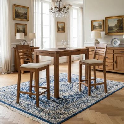 BOIS & CHIFFONS Gordon - 130x90x106 cm - Acacia - Publicité BOIS & CHIFFONS Gordon - 130x90x106 cm - Acacia - Publicité