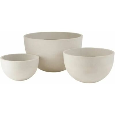 Paris Prix Cache-Pots Céramique Roda 59 cm Blanc 3 Pièces - Publicité Paris Prix Cache-Pots Céramique Roda 59 cm Blanc 3 Pièces - Publicité