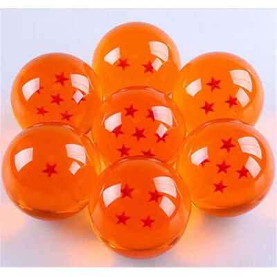Générique Boules de cristal Dragon Ball - 7,5 cm - Publicité Générique Boules de cristal Dragon Ball - 7,5 cm - Publicité