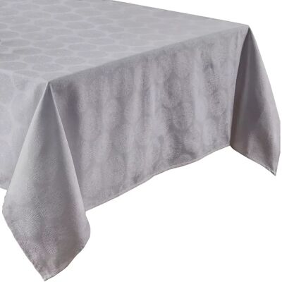 Linnea nappe carrée Hélios en coton - Gris - Publicité Linnea nappe carrée Hélios en coton - Gris - Publicité