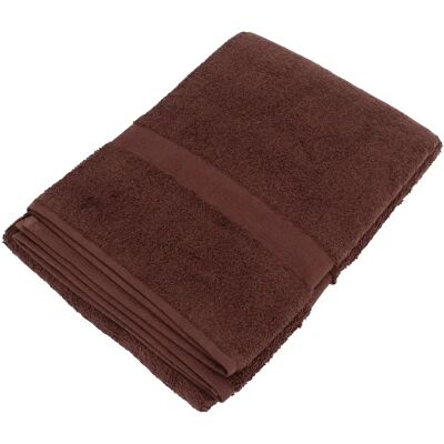 Linnea drap de bain LUXOR 85x160 - Marron - Publicité Linnea drap de bain LUXOR 85x160 - Marron - Publicité