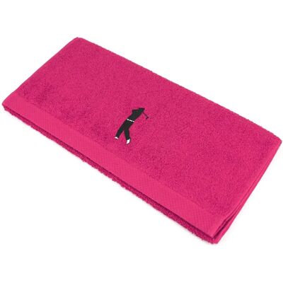 Linnea serviette de toilette éponge coton Pure Golf - Rose - Publicité Linnea serviette de toilette éponge coton Pure Golf - Rose - Publicité