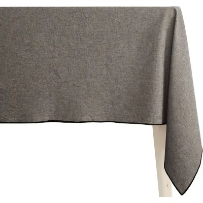 Linnea nappe rectangulaire coton HONO - Marron - Publicité Linnea nappe rectangulaire coton HONO - Marron - Publicité