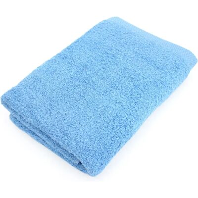 Linnea drap de douche éponge Pure - Bleu ciel - Publicité Linnea drap de douche éponge Pure - Bleu ciel - Publicité