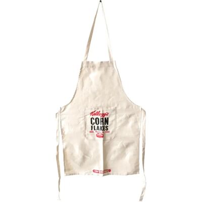 Linnea Tablier de cuisine coton Kellogg’s Corn Flakes - Beige - Publicité Linnea Tablier de cuisine coton Kellogg’s Corn Flakes - Beige - Publicité