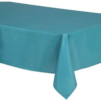 ATMOSPHERA Nappe Antitache Unie 150x300cm Bleu Canard - Publicité ATMOSPHERA Nappe Antitache Unie 150x300cm Bleu Canard - Publicité