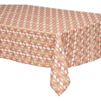 ATMOSPHERA Nappe Antitache à Motifs Zélie 140x240cm Terracotta - Publicité ATMOSPHERA Nappe Antitache à Motifs Zélie 140x240cm Terracotta - Publicité
