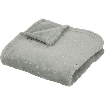 ATMOSPHERA Plaid Flanelle Enfant Berlingot 75x100cm Bleu - Publicité ATMOSPHERA Plaid Flanelle Enfant Berlingot 75x100cm Bleu - Publicité
