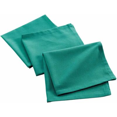 BRICOLINE Serviettes en coton recyclé Smeraldo - Napkins - Publicité BRICOLINE Serviettes en coton recyclé Smeraldo - Napkins - Publicité