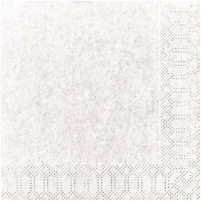 Duni 7321011040308 Serviettes en papier 33 x 33 cm 3 plis blanc Lot de 20 - Publicité Duni 7321011040308 Serviettes en papier 33 x 33 cm 3 plis blanc Lot de 20 - Publicité