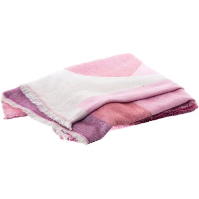 Amadeus Plaid Havana fuchsia 130x170 cm - Publicité Amadeus Plaid Havana fuchsia 130x170 cm - Publicité
