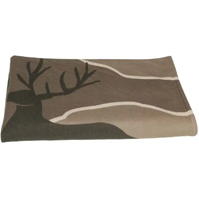 Amadeus Plaid Paysage kaki 130x170 cm - Publicité Amadeus Plaid Paysage kaki 130x170 cm - Publicité