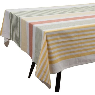 Amadeus Nappe rectangulaire rayée - Multicolore - Publicité Amadeus Nappe rectangulaire rayée - Multicolore - Publicité