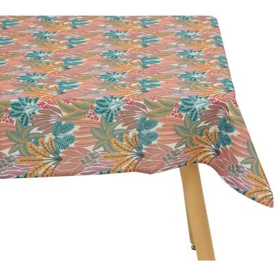 ATMOSPHERA Nappe Antitache Imprimée Tropical 150x300cm Multicolore - Publicité ATMOSPHERA Nappe Antitache Imprimée Tropical 150x300cm Multicolore - Publicité