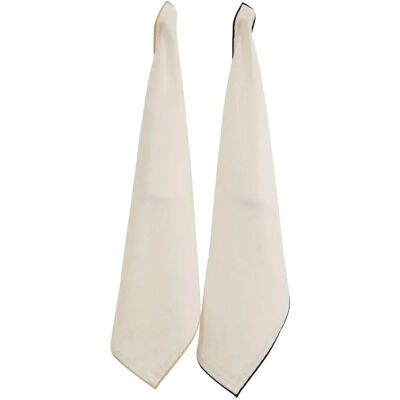 ATMOSPHERA Lot de 2 Torchons de Cuisine Waffle 70x45cm Blanc - Publicité ATMOSPHERA Lot de 2 Torchons de Cuisine Waffle 70x45cm Blanc - Publicité