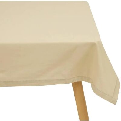 ATMOSPHERA Nappe Rectangulaire Chambray 140x240cm Beige - Publicité ATMOSPHERA Nappe Rectangulaire Chambray 140x240cm Beige - Publicité