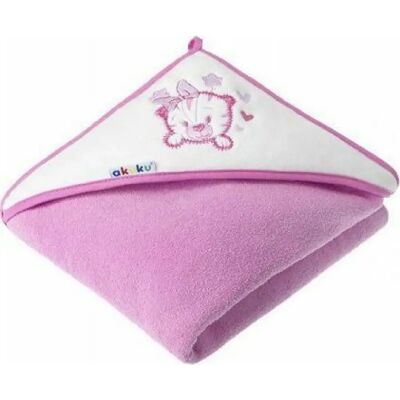 Serviette à Capuche Rose pour Enfants - 100x100cm - Publicité Serviette à Capuche Rose pour Enfants - 100x100cm - Publicité