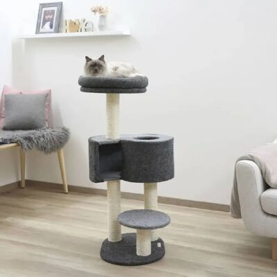 Kerbl Arbre à chat Fridolin 106 cm Gris - Publicité Kerbl Arbre à chat Fridolin 106 cm Gris - Publicité