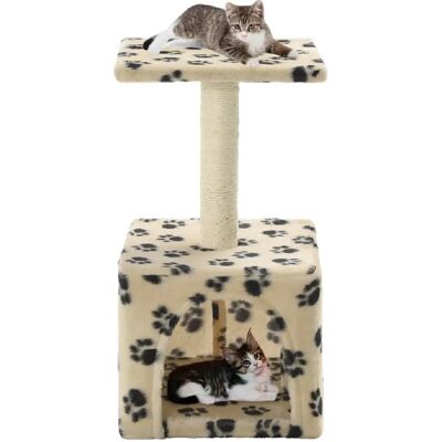 VidaXL Arbre à chat 170540 - Beige - Publicité VidaXL Arbre à chat 170540 - Beige - Publicité