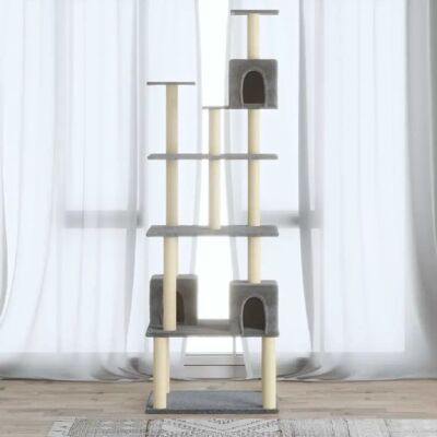 Arbre à Chat vidaXL avec Poteaux en Sisal - Tour de Jeu 188cm - Publicité Arbre à Chat vidaXL avec Poteaux en Sisal - Tour de Jeu 188cm - Publicité