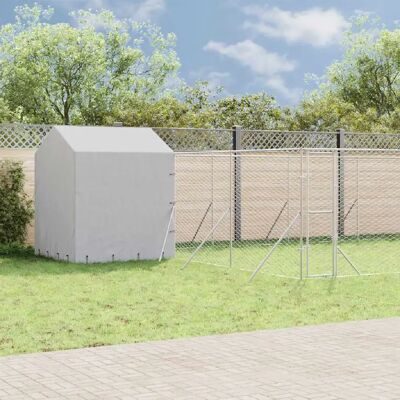 vidaxl - Enclos pour chiens en acier 10x6x2,5m - Extérieur - Publicité vidaxl - Enclos pour chiens en acier 10x6x2,5m - Extérieur - Publicité