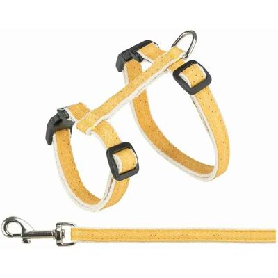 Harnais pour Chat Trixie Ocre/Beige - Ajustable 27-45cm - Harnais pour Chat - Publicité Harnais pour Chat Trixie Ocre/Beige - Ajustable 27-45cm - Harnais pour Chat - Publicité
