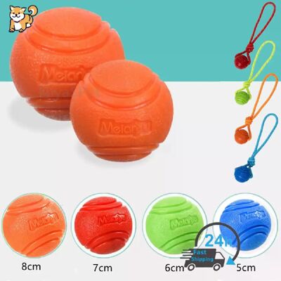 General Balle pour chien indestructible, jouet rebondissant en caoutchouc à mâcher, jouet pour chien avec corde, jouets interactifs pour grands chiens et chiots~00525 - Publicité General Balle pour chien indestructible, jouet rebondissant en caoutchouc à mâcher, jouet pour chien avec corde, jouets interactifs pour grands chiens et chiots~00525 - Publicité