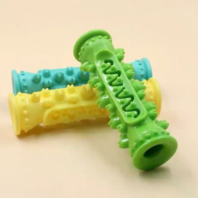 General Brosse à dents pour chien, jouet à mâcher, bâton en caoutchouc souple, jouets interactifs pour petits chiens, jouets durables en forme de nourriture à mâcher, anti-fuite~01972 - Publicité General Brosse à dents pour chien, jouet à mâcher, bâton en caoutchouc souple, jouets interactifs pour petits chiens, jouets durables en forme de nourriture à mâcher, anti-fuite~01972 - Publicité
