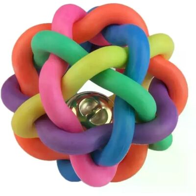 General Balle à mâcher en caoutchouc coloré pour chiot, chaton, petite cloche, jouet anti-morsure, accessoires pour chien~00434 - Publicité General Balle à mâcher en caoutchouc coloré pour chiot, chaton, petite cloche, jouet anti-morsure, accessoires pour chien~00434 - Publicité