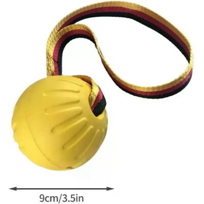 General Balle à mâcher EVA pour chien, balle d'entraînement pour chien, balle résistante aux morsures avec corde, frisbee pour animal de compagnie, anneau d'entraînement, jouets pour chiots~02366 - Publicité General Balle à mâcher EVA pour chien, balle d'entraînement pour chien, balle résistante aux morsures avec corde, frisbee pour animal de compagnie, anneau d'entraînement, jouets pour chiots~02366 - Publicité