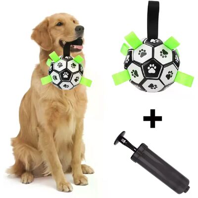 General Ballon de football d'entraînement pour chiots, 15 cm, à mâcher, interactif, avec crochet, accessoires pour animaux de compagnie~03454 - Publicité General Ballon de football d'entraînement pour chiots, 15 cm, à mâcher, interactif, avec crochet, accessoires pour animaux de compagnie~03454 - Publicité