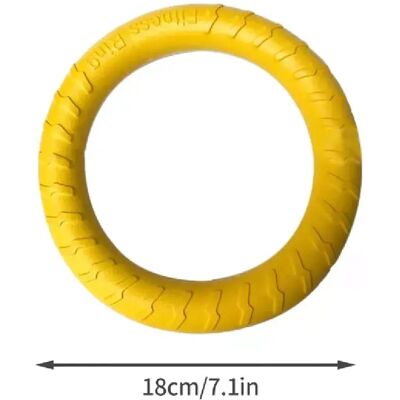 General Balle à mâcher EVA pour chien, balle d'entraînement pour chien, balle résistante aux morsures avec corde, frisbee pour animal de compagnie, anneau d'entraînement, jouets pour chiots~02368 - Publicité General Balle à mâcher EVA pour chien, balle d'entraînement pour chien, balle résistante aux morsures avec corde, frisbee pour animal de compagnie, anneau d'entraînement, jouets pour chiots~02368 - Publicité