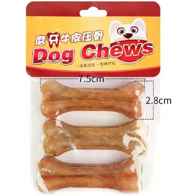 General Os molaire en cuir de vache pour nettoyer les dents, jouet pour chien, friandises naturelles non toxiques, jouet durable pour animaux de compagnie, os à mâcher~04435 - Publicité General Os molaire en cuir de vache pour nettoyer les dents, jouet pour chien, friandises naturelles non toxiques, jouet durable pour animaux de compagnie, os à mâcher~04435 - Publicité