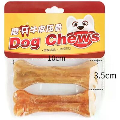 General Os molaire en cuir de vache pour nettoyer les dents, jouet pour chien, friandises naturelles non toxiques, jouet durable pour animaux de compagnie, os à mâcher~04436 - Publicité General Os molaire en cuir de vache pour nettoyer les dents, jouet pour chien, friandises naturelles non toxiques, jouet durable pour animaux de compagnie, os à mâcher~04436 - Publicité