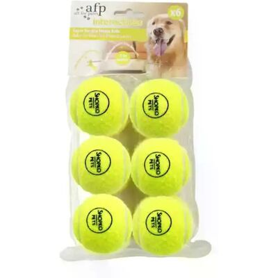 General Lot de 6 balles de tennis de rechange pour dressage de chiens, lanceur, projecteur, jouet de sport rebondissant pour chat, AFP Hyper Fetch, mini animal de compagnie~05749 - Publicité General Lot de 6 balles de tennis de rechange pour dressage de chiens, lanceur, projecteur, jouet de sport rebondissant pour chat, AFP Hyper Fetch, mini animal de compagnie~05749 - Publicité