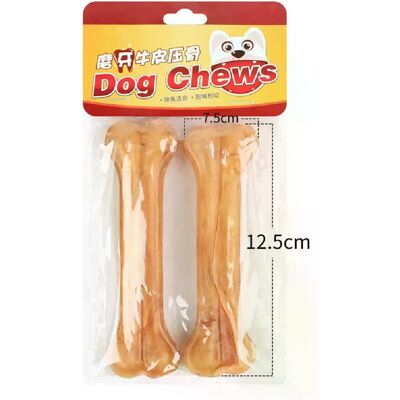 General Os molaire en cuir de vache pour nettoyer les dents, jouet pour chien, friandises naturelles non toxiques, jouet durable pour animaux de compagnie, os à mâcher~04437 - Publicité General Os molaire en cuir de vache pour nettoyer les dents, jouet pour chien, friandises naturelles non toxiques, jouet durable pour animaux de compagnie, os à mâcher~04437 - Publicité