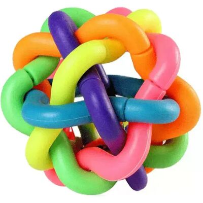 General Jouet tissé en forme de cloche colorée, jouet populaire en caoutchouc résistant aux morsures pour animaux de compagnie dans Nice Ball Products~05460 - Publicité General Jouet tissé en forme de cloche colorée, jouet populaire en caoutchouc résistant aux morsures pour animaux de compagnie dans Nice Ball Products~05460 - Publicité
