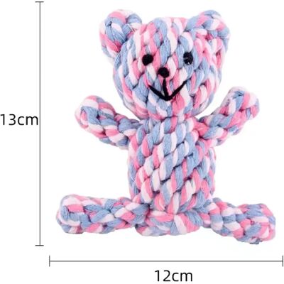 General MZHQ 1 corde tressée en coton de couleur unie pour dressage des molaires du Labrador, résistante aux morsures, nettoyage des dents, jouet pour chien, balle, fournitures pour chiens~04306 - Publicité General MZHQ 1 corde tressée en coton de couleur unie pour dressage des molaires du Labrador, résistante aux morsures, nettoyage des dents, jouet pour chien, balle, fournitures pour chiens~04306 - Publicité
