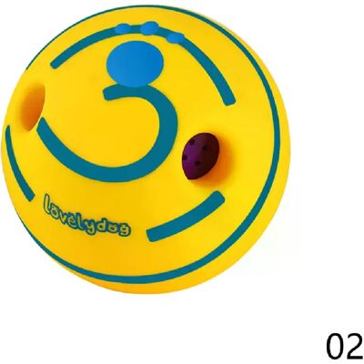General Balle interactive pour chien, jouet amusant à mâcher avec sons de rire, jouet oscillant et remuant, balle de jeu pour chien, balle d'entraînement, jouets sportifs pour animaux de compagnie~05026 - Publicité General Balle interactive pour chien, jouet amusant à mâcher avec sons de rire, jouet oscillant et remuant, balle de jeu pour chien, balle d'entraînement, jouets sportifs pour animaux de compagnie~05026 - Publicité