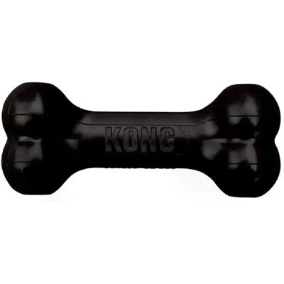 General KONG - Extreme Goodie Bone - Os pour chien en caoutchouc durable à mâcher pour animal de compagnie, jouet de football noir pour chien, accessoires pour chien~06771 - Publicité General KONG - Extreme Goodie Bone - Os pour chien en caoutchouc durable à mâcher pour animal de compagnie, jouet de football noir pour chien, accessoires pour chien~06771 - Publicité